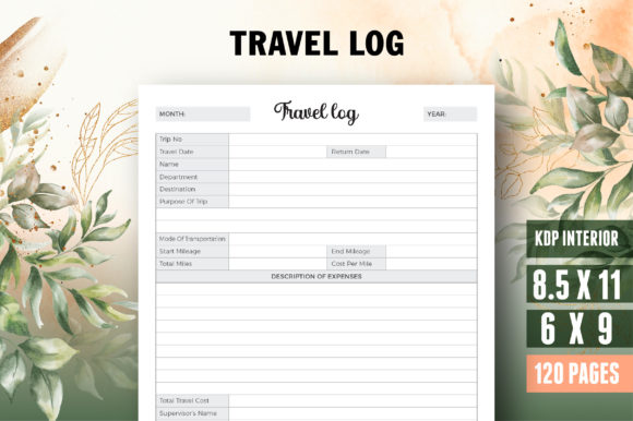 Download Travel Log Book Travel Planner Journal - Premium Bundle
