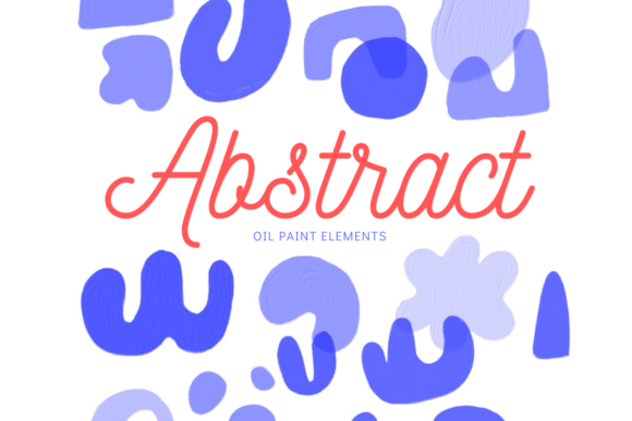 Download Abstract Oil Paint Elements - Abstract Collection