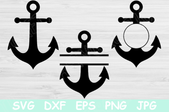 Download Split Boat Anchor Svg, Nautical Svg File - Anchor Collection