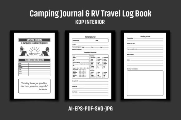 Download Camping Journal &amp; RV Travel Log - KDP - Travel log Collection