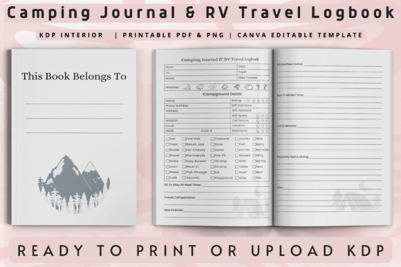 Download Camping Journal &amp; RV Travel Logbook - Travel log Collection
